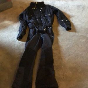 Men’s black ski suit